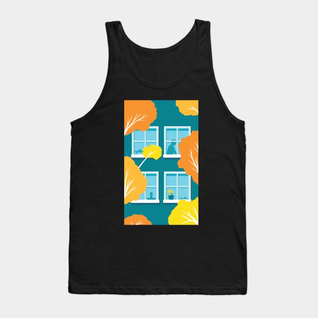 Autumn at Home Tank Top by Nathan Watkins Design